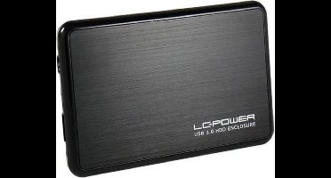 LC-POWER® LC-25BUB3 | Behuizing voor opslagstations | 2.5'' | Aluminium | Zwart