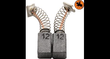 Koolborstelset voor Hitachi heggenschaar FDTVT - 6,5x7,5x12mm