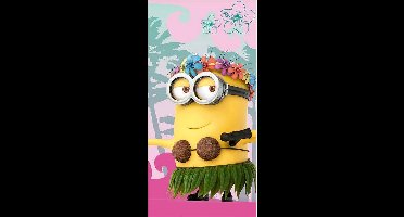 Minions badlaken / strandlaken 70x140 Hula Girl
