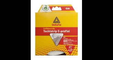 TOCHTSTRIP E-PROFIEL EPDM BRUIN