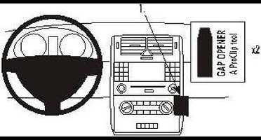 Brodit angled mount v. MB A-klasse 05-