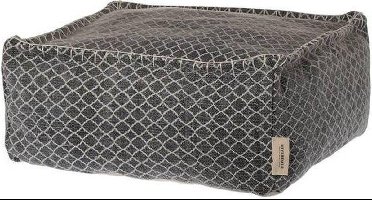 Poef Bora Grijs - 60x60xH30 cm