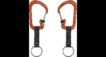 NITE IZE SlideLock Key Ring Aluminum - Orange