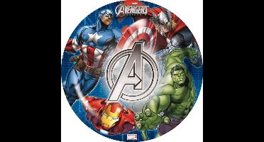 Marvel Avengers Bord Melamine 20 Cm Blauw