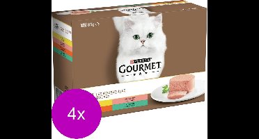 Gourmet Gold Multipack - Kattenvoer - 4 x Mix 12x85 g