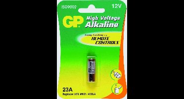 GP Hoog voltage alkaline rondcel 23A (MS21 / MN21). EU-blister 1