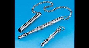 Nobby dressuur fluit metaal 11 cm - 1 ST