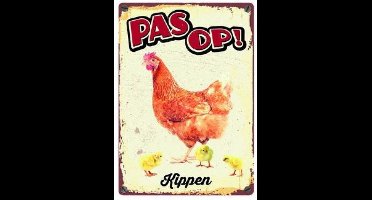 Plenty gifts waakbord blik kippen