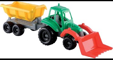 écoiffier Tractor Met Aanhanger 52 Cm