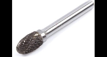 HBM Volhardmetalen Frees Model 2 Widia Double Cut voor Aluminium, Messing, Koper, Metaal, Rvs, Kunststof en Staal