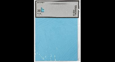 Creotime Structuurpapier 21 X 29,7 Cm 20 Stuks Blauw
