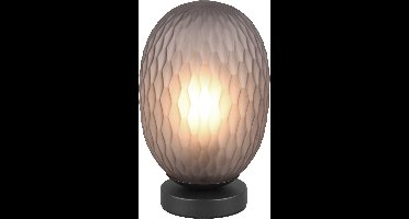 TRIO FACETTE - Tafellamp - Zwart mat - excl. 1x E27 4 W - Snoerschakelaar