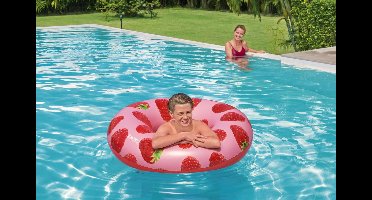 Bestway Zwemring Donut - Framboos 119 cm