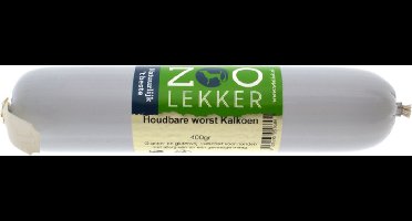 Zoolekker Houdbare Worst Kalkoen 400 gram