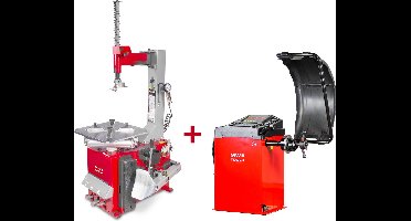 Set bandenwisselaar BT100 3x400V en balanceermachine 230V MW Tools BT100 SET2