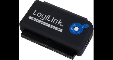 LogiLink USB 2.0 naar 2.5 + 3.5 Zoll IDE + SATA HDD OTB Adapter