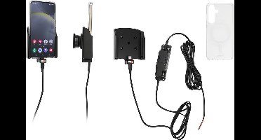 Brodit houder/lader Samsung S24 fixed instal - with case