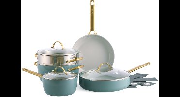 GreenPan Padova Skyblue 10-delige set - PFAS-vrij