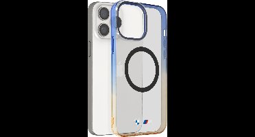 BMW M-Line Gradient Bumper Back Case (MagSafe Compatible) - Apple iPhone 15 Pro Max (6.7") - Grijs