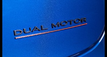 Tesla Model 3 en Y Dual Motor Embleem Mat Zwart - Exterieur Accessoires