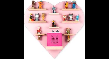 BOARTI Houten hart kinderplankje Toniebox figuren wandplank Tonies muziekdoosje Houten hart kinderplankje Toniebox figuren wandplank Tonies muziekdoosje