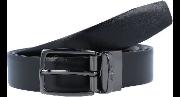 JOOP! Leren Riem Coll. Belt Reversible 3,0 CM W90 Black-D`Brown Zwart Donkerbruin
