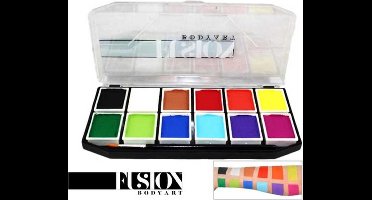 Fusion Body Art Facepainting Sampler Palette