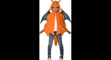 RIETHMULLER - Cape Charizard Pokemon voor kinderen - 98/122 (3-7 jaar)