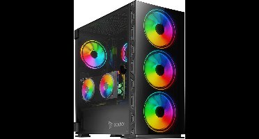 SAVIO PC Case Prime X1 ARGB Glass Black