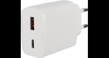 Q-Link stekker met 2 USB-poorten - 230V - wit
