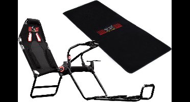 Next Level Racing - GT Lite Race Stoel + Floor Mat - Zwart