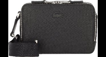 Lacoste Core Essentials Chantaco Schoudertas Leer 20.5 cm - Dames - noir