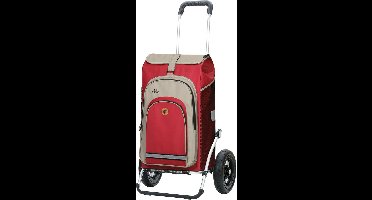 Andersen SHOPPER MANUFAKTUR Boodschappentrolley Royal Shopper Hydro 2.1 Red Rood 107cm
