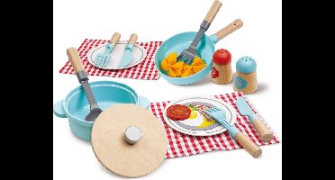 Speelgoed kook en serveer set - Hape - vanaf 3 jaar