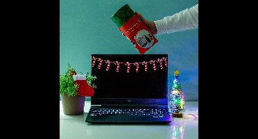 Bureau kerstversiering van Winkee