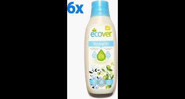 Ecover Wasverzachter Roos & Bergamot - 4500ml (6x750ml) - 150 wasbeurten (6x25 wasbeurten)