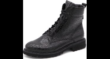 Durea Dames Veterboot - 9722-188-1128 Zwart - Wijdte K - Maat 5 (38)