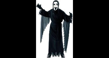 Witbaard Verkleedpak Scream Heren Polyester Zwart/wit Mt M/l