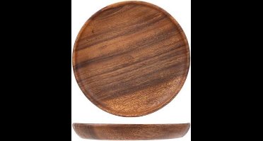 Acacia Houten Schaaltje Rond 20x2.5cm