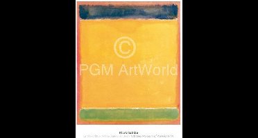 Kunstdruk Mark Rothko - Untitled Blue, Yellow, Green, Red 71x91cm