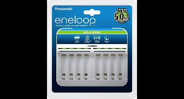 Batterij lader 8 x Eneloop BQ-CC63E