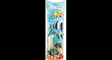 Intex Luchtbed Vissen 183 X 69 Cm Vinyl Blauw