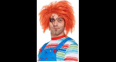 Smiffys - Chucky Pruik - Oranje