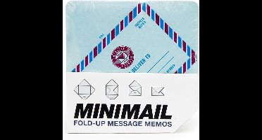 Suck Uk Memoblok Envelop 7,6 Cm Papier Blauw