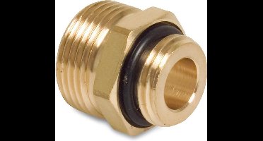 Profec Nr. 23 Pijpnippel messing 1" buitendraad 100 mm