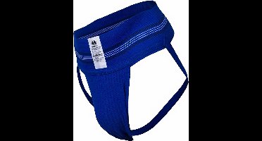 MM Sports The Original No. 10 Swimmer/Jogger Jockstrap 3 inch Blue - MAAT M - Heren Ondergoed - Jockstrap voor Man - Mannen Jock