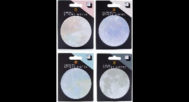 Suck Uk Memoblaadjes Zelfklevend Ruimte 7,5 Cm Papier Blauw