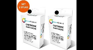 Brother LC-980BK LC-985BK LC-1100BK – Inkt Cartridge – Zwart – 18ml – Compatible 2X Set DCP145C DCP160 DCP163C DCP165C DCP167C DCP185C DCP190 DCP195C DCP197C DCP365CN DCP370 DCP373CW DCP375CW DCP377CW DCP380 DCP383C DCP385C DCP387C DCP395CN