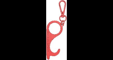 Moses Sleutelhanger Contactloos 12,8 Cm Staal Rood