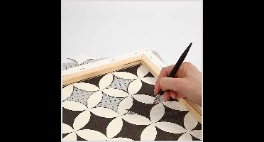 Canvas, D: 1,7 cm, afm 40x60 cm, 360 gr, wit, 1 stuk